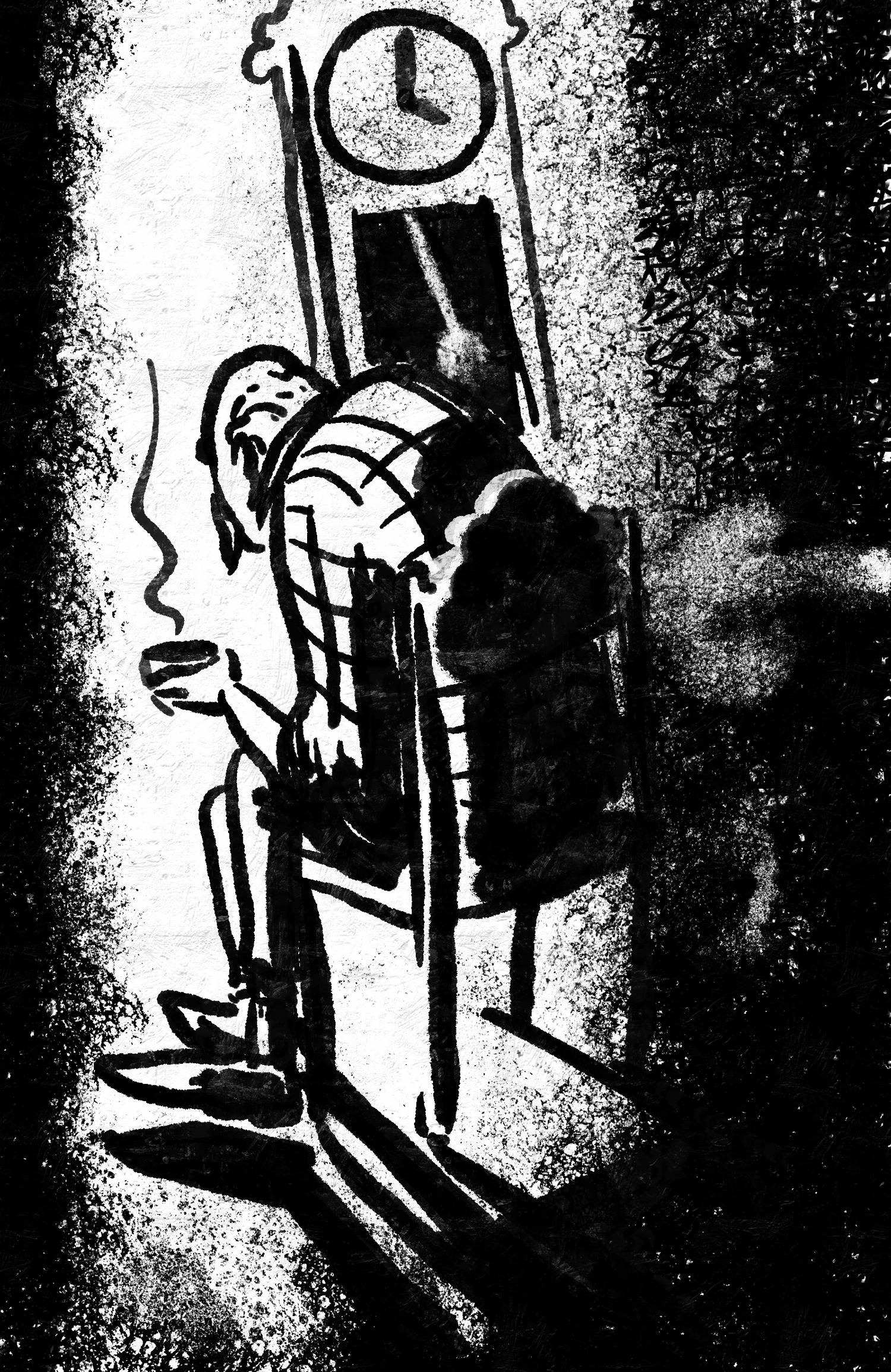 My grandfather had a grandfather clock